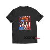 Merica Boxer Dog 4th of July t-shirt