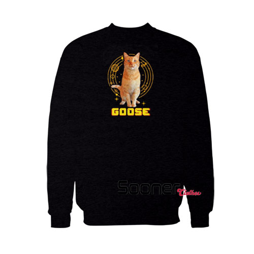 Orange Cat Goose sweatshirt