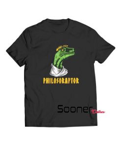 Philosoraptor Velociraptor t-shirt