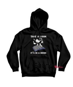 Take a look it's in a book hoodie