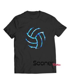 Volleyball tie dye t-shirt